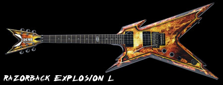 Dean Razorback Explosion Left Handed Guitar Dean Razorback Explosion Left Handed Electric guitar