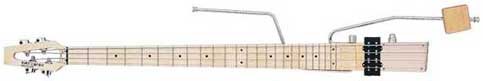 Ministar Basstar Left Handed Travel Bass Guitar Ministar Basstar Left Handed Travel Bass Guitar Lefty