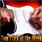 Lick of the week free left handed guitar lesson