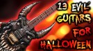 13 EVIL Halloween Themed Guitars