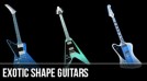 Left Handed Explorer, Firebird and Flying V Style Guitars