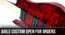 New Agile Left Handed Semi Custom Guitars Announced