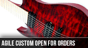 New Agile Left Handed Semi Custom Guitars Announced