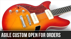 More Agile Left Handed Semi Custom Guitars Announced