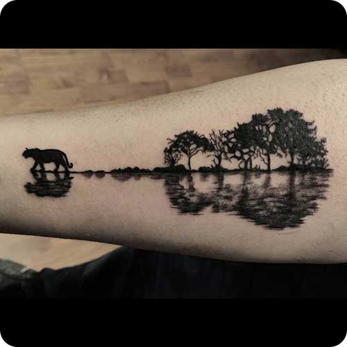 Guitar Lake Tattoo