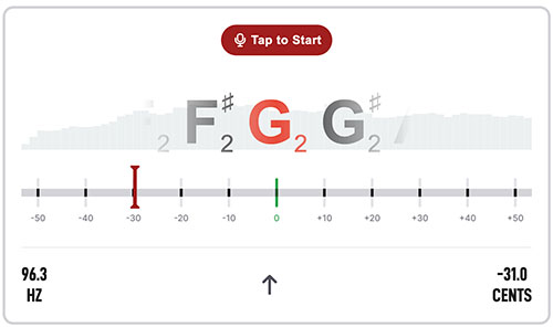 Guitar Tricks Tuner
