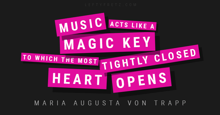 Music acts like a magic key, to which the most tightly closed heart opens. - Maria Augusta von Trapp