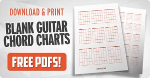 Blank Guitar Chord Charts - FREE Printable PDFs