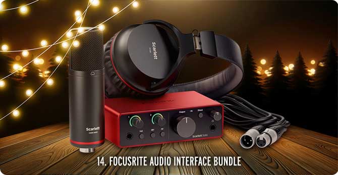 Gifts For Guitarists - Audio Interface Recording Bundle