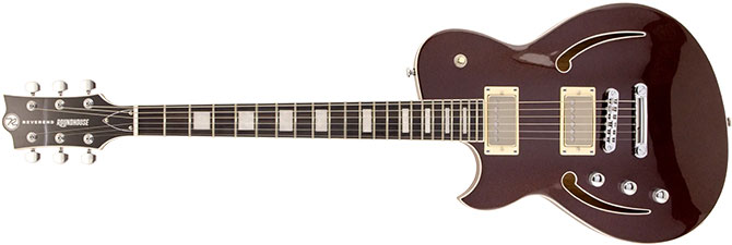 Left handed Reverend Roundhouse Air HH guitar