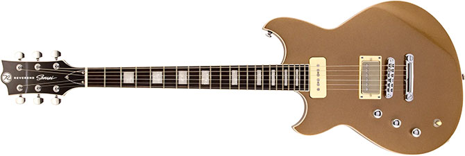 Left handed Reverend Sensei H90 guitar