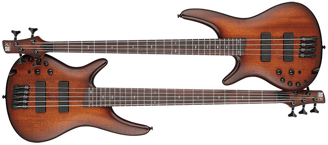 Ibanez SR500AL & SR505AL Left Handed Basses