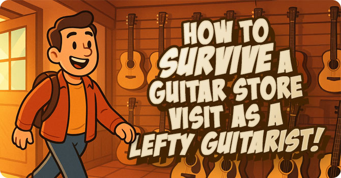 How To Survive A Guitar Store Visit As A Left-Handed Guitarist