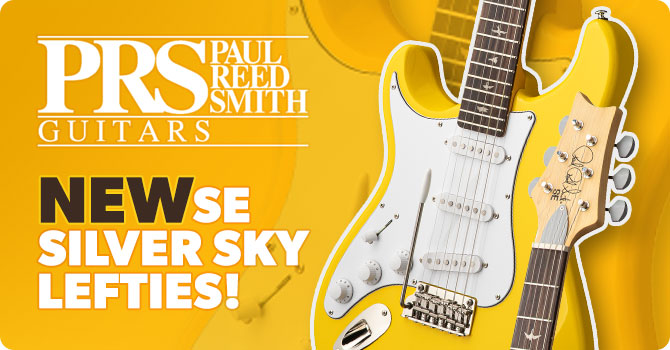 Lefty PRS SE Silver Sky