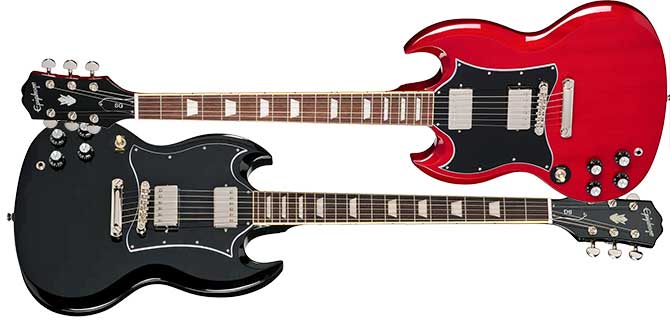 Epiphone SG Standard Left Handed Guitars
