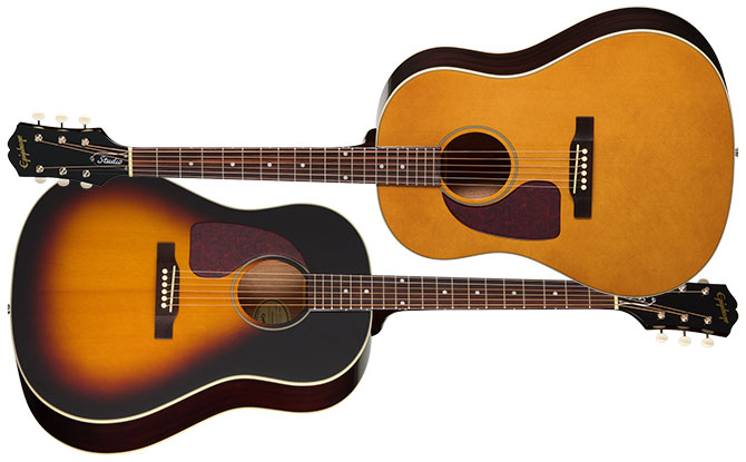 Epiphone J-45 Studio Left Handed Acoustics