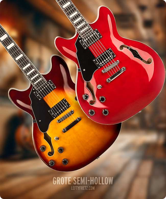 Grote Semi-Hollow Left-Handed