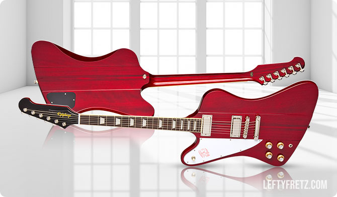 Epiphone Firebird Left Handed Wine Red