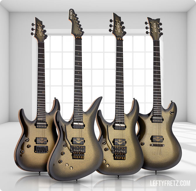 Schecter 50th Anniversary Collection Left-Handed Guitars