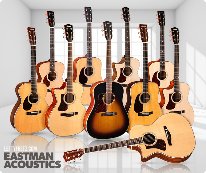 Left Handed Eastman Acoustic Guitars
