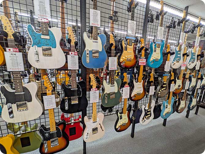 Taniguchi Gakki Left Handed Electric Guitars