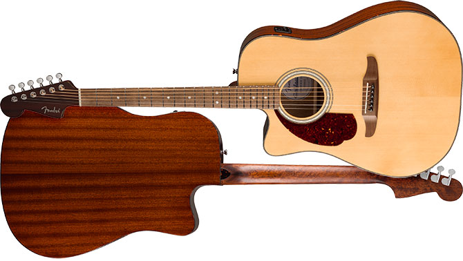 Fender California Deluxe Redondo CE Left-Handed acoustic-electric guitar