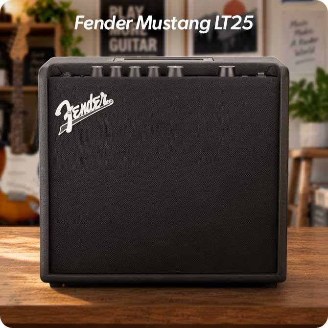 Fender Mustang LT25 modeling guitar amp