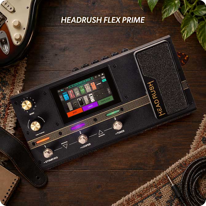 HeadRush Flex Prime guitar multi-effects processor