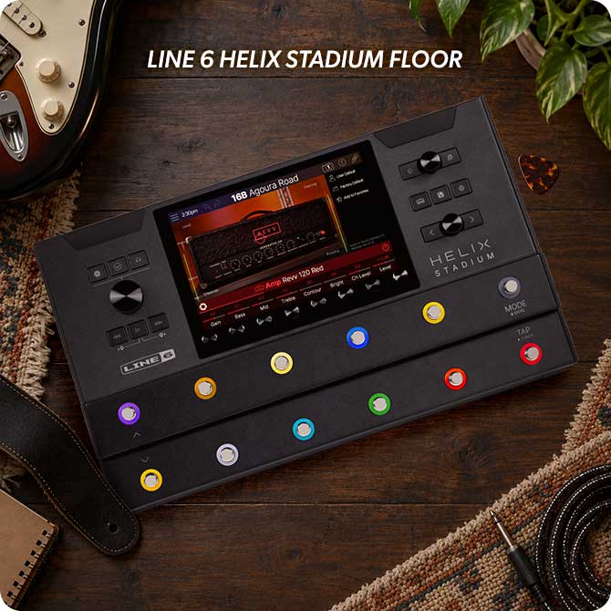 Line 6 Helix Stadium Floor guitar multi-effects processor