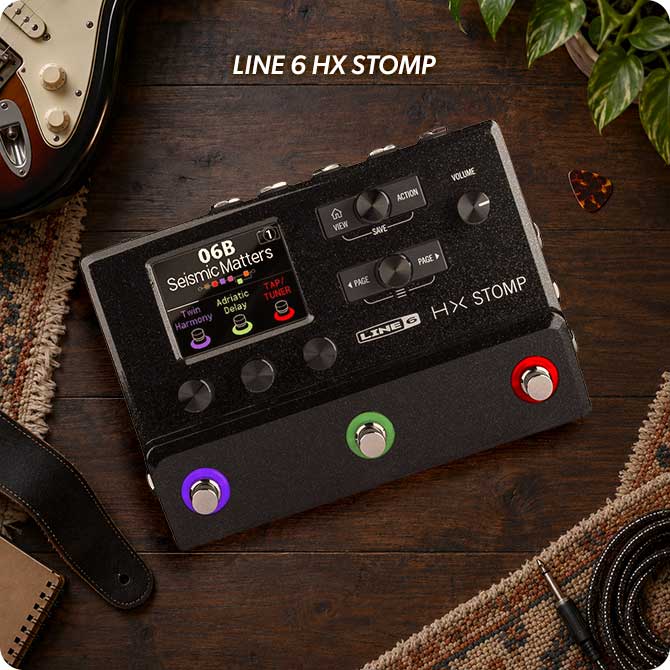 Line 6 HX Stomp guitar multi-effects pedal