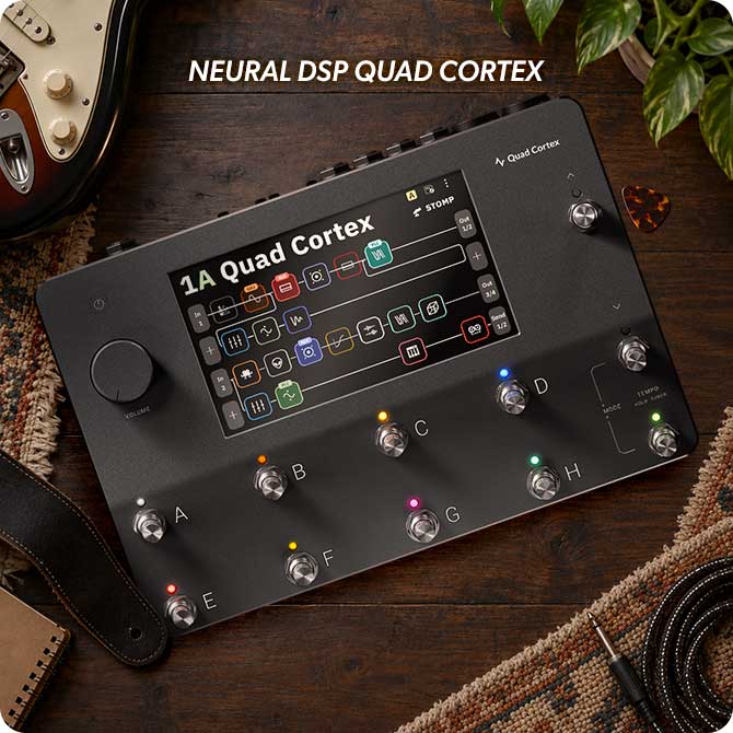 Neural DSP Quad Cortex guitar multi-effects processor